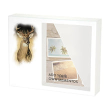 Load image into Gallery viewer, At Peace Memorials Shadowbox Remembrance Keepsake White-Tailed Deer
