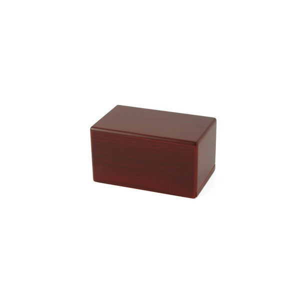 Cherry Box Keepsake/Petite Funeral Cremation Urn for Ashes, 25 Cubic Inches