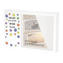 Load image into Gallery viewer, At Peace Memorials Shadowbox Remembrance Playful Paws
