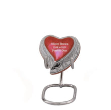 Load image into Gallery viewer, Large/Adult 200 Cubic Inches Elegance Pearl Red Brass Funeral Cremation Urn
