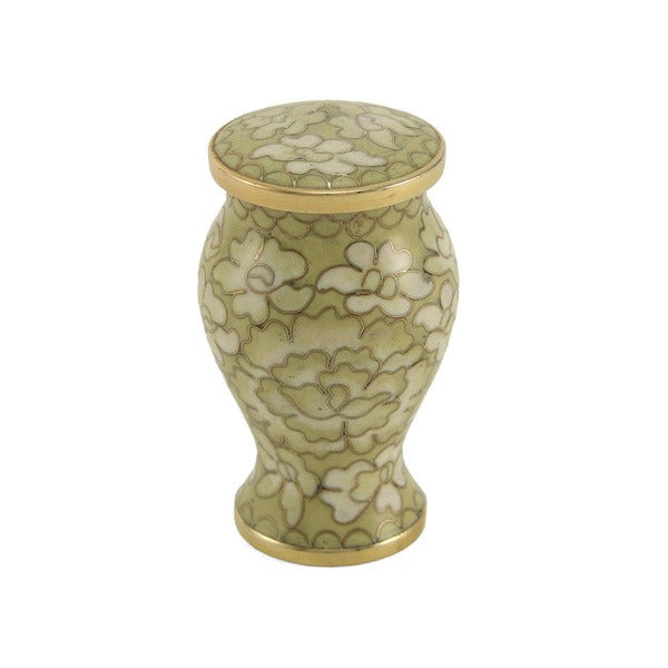Cloisonne Keepsake Funeral Cremation Urn for Ashes, 5 Cubic Inches