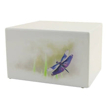 Load image into Gallery viewer, Large/Adult Somerset Dragonfly Funeral Cremation Urn for Ashes, 200 Cubic Inches

