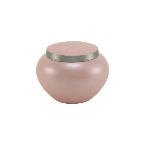 Small/Keepsake Quest Pink Petite Funeral Cremation Pet Urn, 25 cubic inches