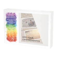 Load image into Gallery viewer, At Peace Memorials Shadowbox Remembrance Rainbow Bridge
