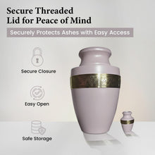 Load image into Gallery viewer, At Peace Memorials Tranquility Pink Keepsake Urn for Ashes
