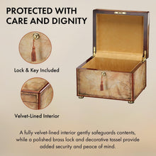 Load image into Gallery viewer, Howard Miller 800-204(800204) Traveler Map Funeral Cremation Urn Chest for Ashes
