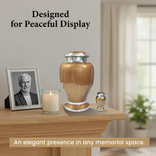 Load image into Gallery viewer, At Peace Memorials Hotep Gold Keepsake Urn for Ashes
