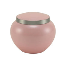 Load image into Gallery viewer, Small/Keepsake Quest Pink, Funeral Cremation Pet Urn, 40 cubic inches
