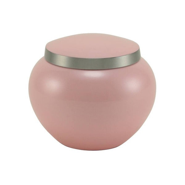 Small/Keepsake Quest Pink, Funeral Cremation Pet Urn, 40 cubic inches