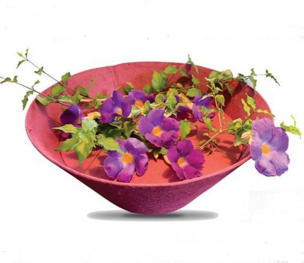 Large/Adult 220 Cubic Inches Aarti Water Burial Biodegradable Funeral Cremation Urn for Ashes