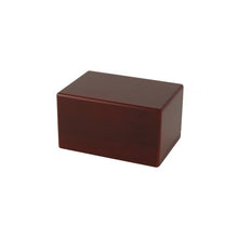 Load image into Gallery viewer, Small/Keepsake Cherry Box Funeral Cremation Urn for Ashes, 45 Cubic Inches

