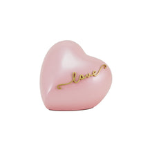 Load image into Gallery viewer, At Peace Memorials Extra Small 50 Cubic Inches Adoring Heart Pearl Pink Cremation Urn
