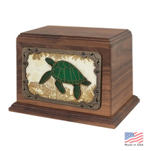 Load image into Gallery viewer, Large/Adult 210 Cubic Inches 3D Eternal Turtle Funeral Cremation Urn for Ashes
