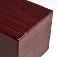 Load image into Gallery viewer, Cherry Box Keepsake/Petite Funeral Cremation Urn for Ashes, 25 Cubic Inches
