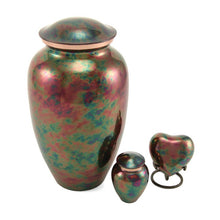 Load image into Gallery viewer, Small/Keepsake Stainless Steel Raku Funeral Cremation Urn - 5 Cubic Inches
