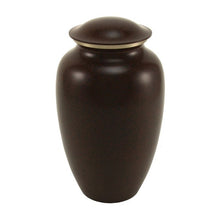 Load image into Gallery viewer, New,Solid Brass MAUS Earth Large Cremation Urn, 195 Cubic Inches
