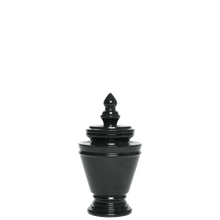 Load image into Gallery viewer, Small/Keepsake 15 Cubic Inches Trophy Ebony Marble Funeral Cremation Urn
