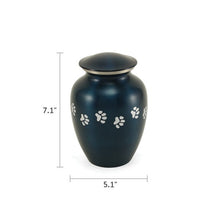 Load image into Gallery viewer, At Peace Memorials Classic Paws Blue Small
