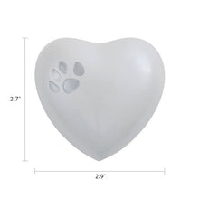 Load image into Gallery viewer, At Peace Memorials Quest Pearl Heart Keepsake
