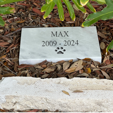 Load image into Gallery viewer, Name Plate 1.5 X 11.5 X 7.5 Funeral Stone
