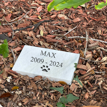 Load image into Gallery viewer, Name Plate 1 X 6 X 9 Funeral Stone
