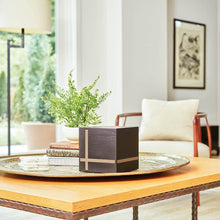 Load image into Gallery viewer, At Peace Memorials Bristol Ebony and glossy gray urn
