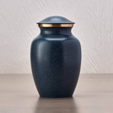 Load image into Gallery viewer, New,Solid Brass MAUS Granite Child/Pet Cremation Urn, 40 Cubic Inches
