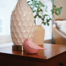 Load image into Gallery viewer, New, Solid Brass Classic Songbird Pink Keepsake Funeral Cremation Urn, 7 Cubic Inches
