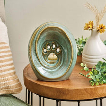 Load image into Gallery viewer, At Peace Memorials Tranquil Paw Rustic Teal

