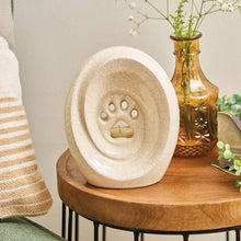 Load image into Gallery viewer, At Peace Memorials Tranquil Paw Stone Crackle
