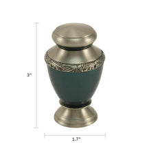 Load image into Gallery viewer, At Peace Memorials Artisan Indigo Mini Keepsake w/ Velvet Bag
