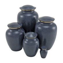 Load image into Gallery viewer, New,Solid Brass MAUS Granite Child/Pet Cremation Urn, 70 Cubic Inches
