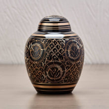Load image into Gallery viewer, Solid Brass Radiance Infant/Child/Pet Funeral Cremation Urn 45 Cubic Inches
