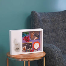 Load image into Gallery viewer, At Peace Memorials Shadowbox Remembrance Paws in Sand
