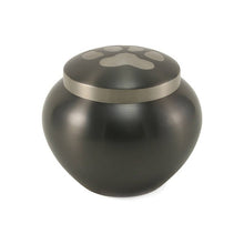 Load image into Gallery viewer, Small/Keepsake Slate/Pewter Brass Quest Cremation Urn, 40 cubic inches
