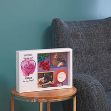 Load image into Gallery viewer, At Peace Memorials Shadowbox Remembrance Forever Cat Pink
