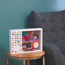 Load image into Gallery viewer, At Peace Memorials Shadowbox Remembrance Playful Paws
