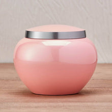 Load image into Gallery viewer, Small/Keepsake Quest Pink, Funeral Cremation Pet Urn, 40 cubic inches
