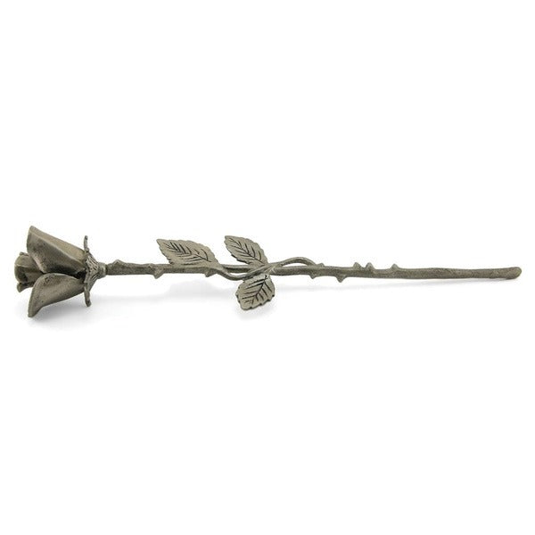 New, Solid Brass Pewter Threaded Rose Keepsake Funeral Cremation Urn For Ashes