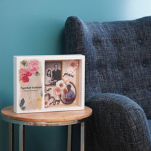 Load image into Gallery viewer, At Peace Memorials Shadowbox Remembrance Keepsake Floral Bloom
