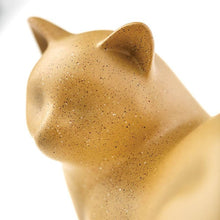 Load image into Gallery viewer, Small/Keepsake Fawn Cozy Cat Resin Funeral Cremation Urn, 25 Cubic Inches
