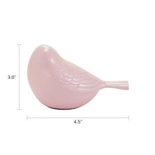 Load image into Gallery viewer, New, Solid Brass Classic Songbird Pink Keepsake Funeral Cremation Urn, 7 Cubic Inches
