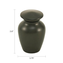Load image into Gallery viewer, At Peace Memorials Classic Slate Mini Keepsake w/ Velvet Bag
