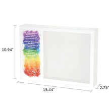 Load image into Gallery viewer, At Peace Memorials Shadowbox Remembrance Rainbow Bridge
