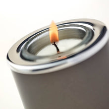 Load image into Gallery viewer, Small/Keepsake Aluminum Slate Memory Light Cremation Urn, 20 cubic inches
