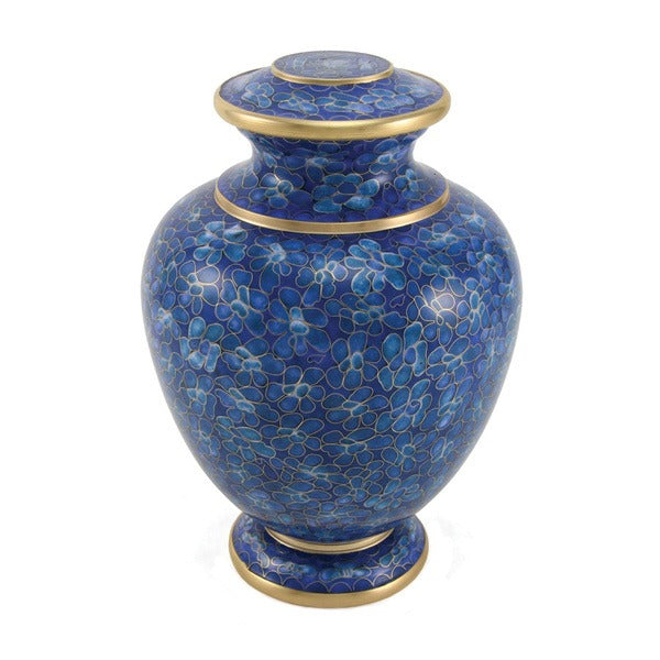 At Peace Memorials Essence Azure Large/Adult Cremation Urn 200 Cubic Inches