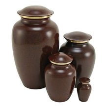 Load image into Gallery viewer, At Peace Memorials MAUS Earth, Small  Cremation Urn 70 CI
