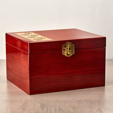 Load image into Gallery viewer, Extra-Large 300 Cubic Inch Paw Print Memory Chest Cremation Urn for Ashes
