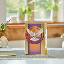 Load image into Gallery viewer, At Peace Memorials Life Canvas Dove Bronze Adult Cremation Urn 200 CI
