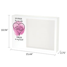 Load image into Gallery viewer, At Peace Memorials Shadowbox Remembrance Forever Cat Pink
